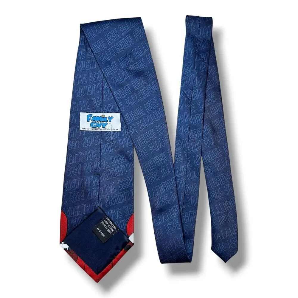 Blue Peter Griffin Christmas Family Guy Tie 56” X 4”